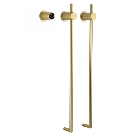 Полотенцесушитель электрический Wonzon & Woghand Leipzig П2 420x760 мм WW-AL3621-BG, золото - фото 