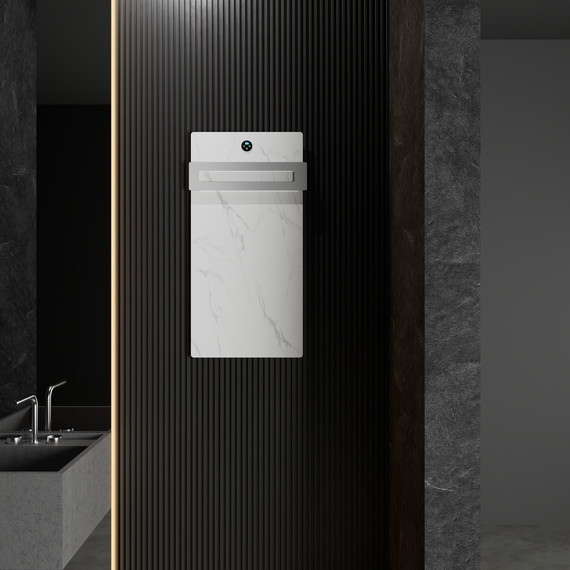 Полотенцесушитель электрический Wonzon & Woghand Stuttgart 420x806 мм WW-A501-BR, никель - фото 5