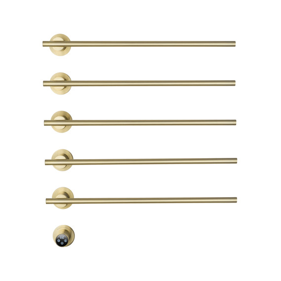 Полотенцесушитель электрический Wonzon & Woghand Dortmund П5 584x670 мм WW-A365-BG, золото - фото 2