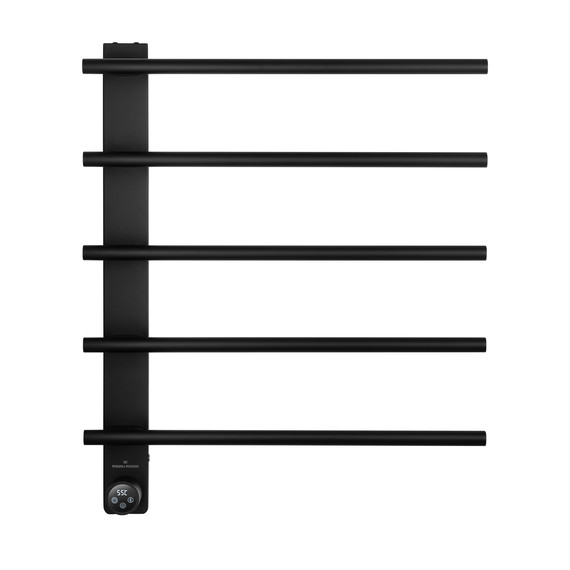 Полотенцесушитель электрический Wonzon & Woghand Nürnberg П5 520x627 мм WW-AL345-MB, чёрный - фото 2