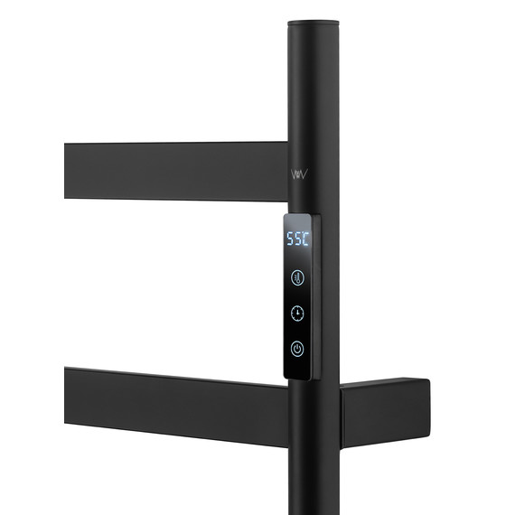 Полотенцесушитель электрический Wonzon & Woghand Essen П6 548x754 мм WW-A405-MB, чёрный - фото 2