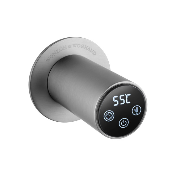 Полотенцесушитель электрический Wonzon & Woghand Hamburg П4 468x665 мм WW-AL314-BR, никель - фото 4