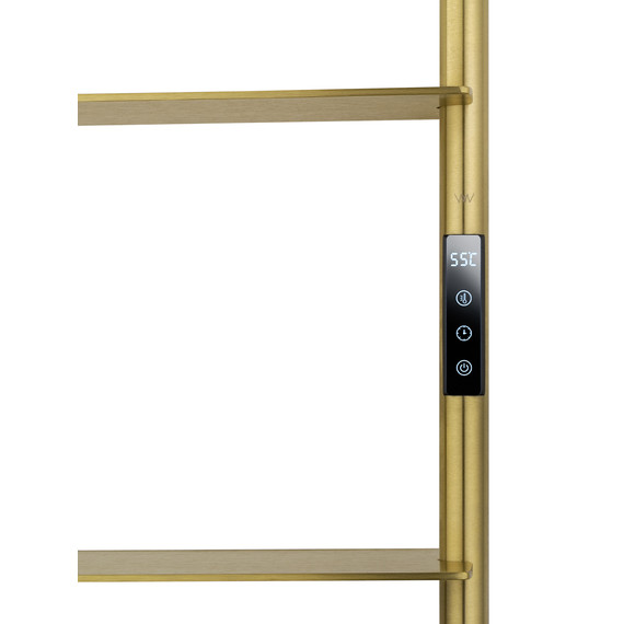 Полотенцесушитель электрический Wonzon & Woghand Düsseldorf П9 450x1620 мм WW-A205-BG, золото - фото 3