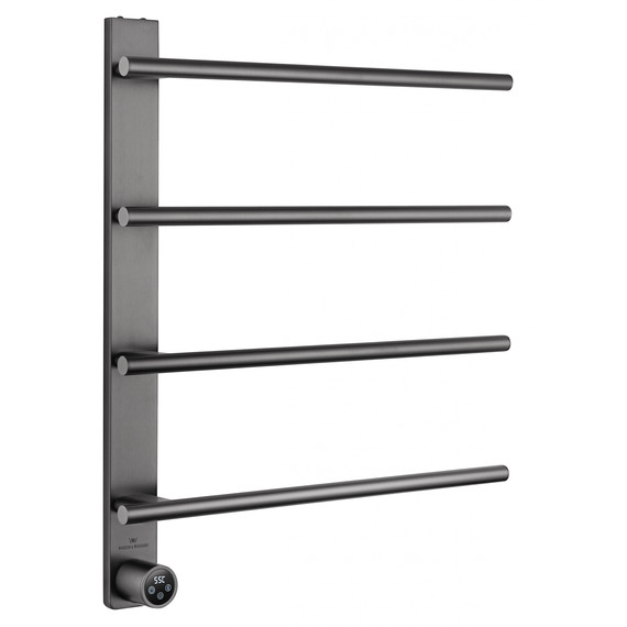 Полотенцесушитель электрический Wonzon & Woghand Nürnberg П4 520x617 мм WW-AL344-GM, темный графит - фото 