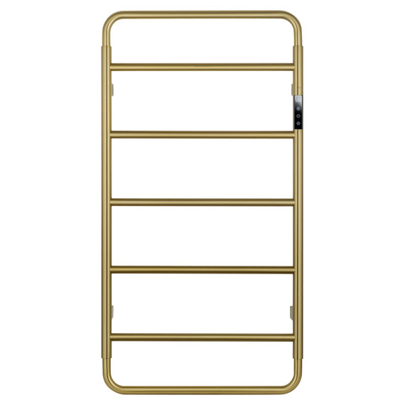 Полотенцесушитель электрический Wonzon & Woghand Wismar П7 450x904 мм WW-AL202-BG, золото - фото 2
