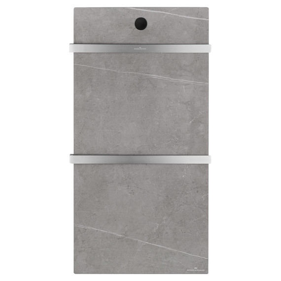 Полотенцесушитель электрический Wonzon & Woghand Stuttgart 420x806 мм WW-A502-BR, никель - фото 2