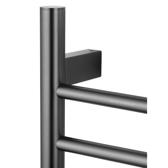 Полотенцесушитель электрический Wonzon & Woghand Bonn П9 218x800 мм WW-AL4092-GM, темный графит - фото 3