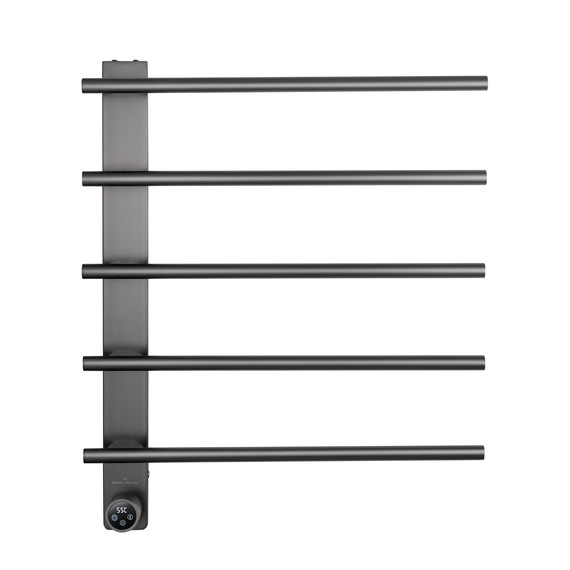 Полотенцесушитель электрический Wonzon & Woghand Nürnberg П5 520x627 мм WW-AL345-GM, темный графит - фото 2