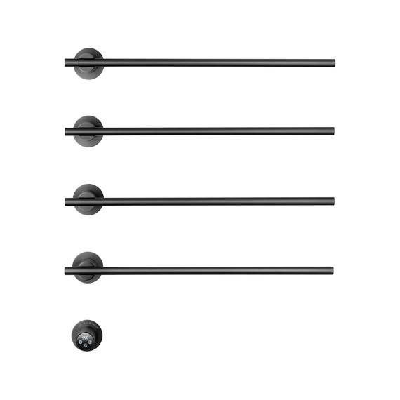 Полотенцесушитель электрический Wonzon & Woghand Dortmund П4 584x610 мм WW-A364-GM, темный графит - фото 2