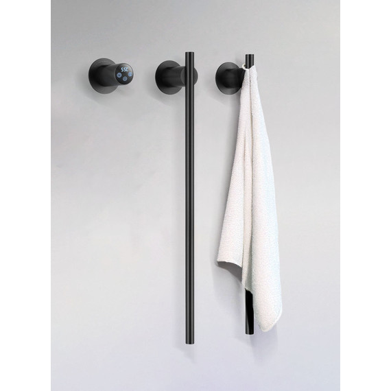 Полотенцесушитель электрический Wonzon & Woghand Dortmund П2 586x390 мм WW-A362-MB, чёрный - фото 6