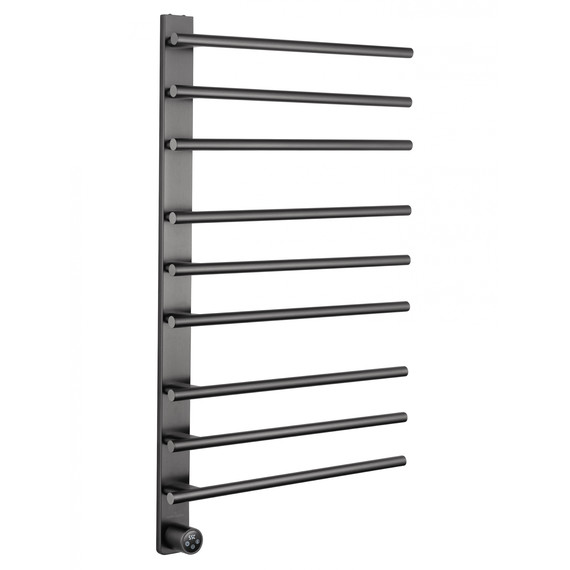 Полотенцесушитель электрический Wonzon & Woghand Nürnberg П9 520x904 мм WW-AL349-GM, темный графит - фото 