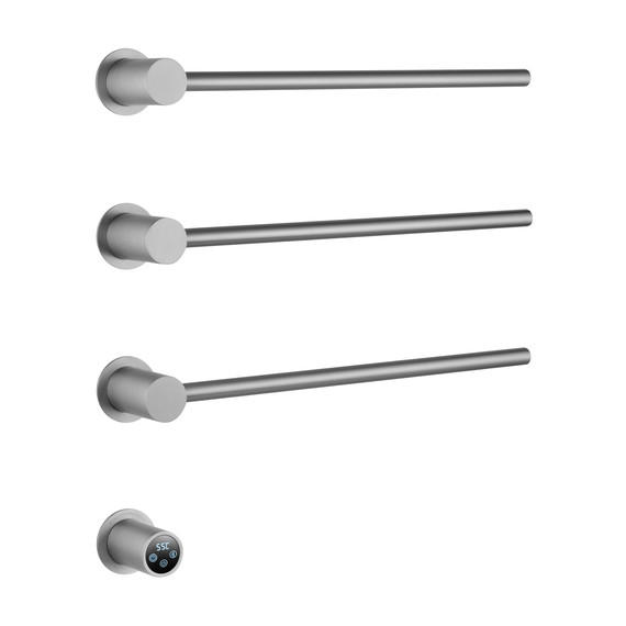 Полотенцесушитель электрический Wonzon & Woghand Hamburg П3 520x515 мм WW-AL313-BR, никель - фото 