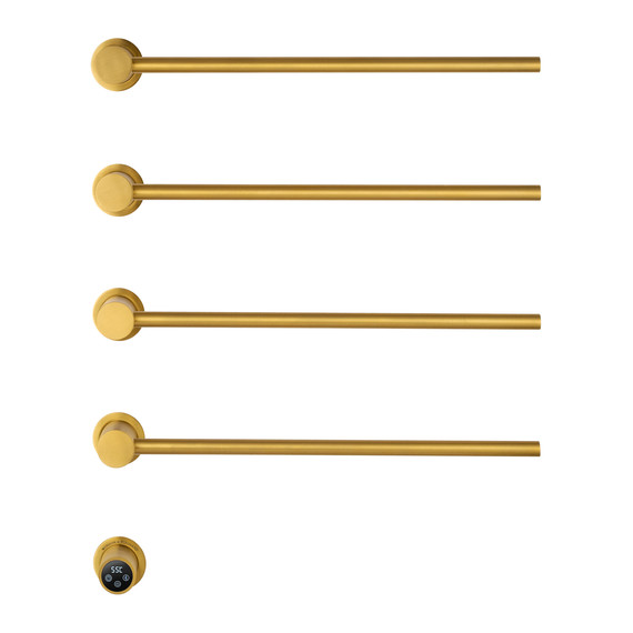 Полотенцесушитель электрический Wonzon & Woghand Hamburg П4 468x665 мм WW-AL314-G, золото - фото 2