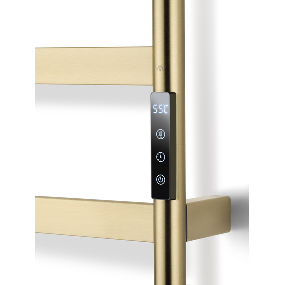 Полотенцесушитель электрический Wonzon & Woghand Düsseldorf П11 450x1620 мм WW-A204-BG, золото - фото 3