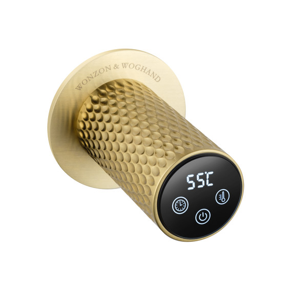 Полотенцесушитель электрический Wonzon & Woghand München П4 522x610 мм WW-A354-BG, золото - фото 4