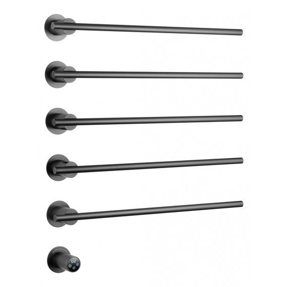 Полотенцесушитель электрический Wonzon & Woghand Dortmund П5 586x690 мм WW-A365-GM, темный графит - фото 