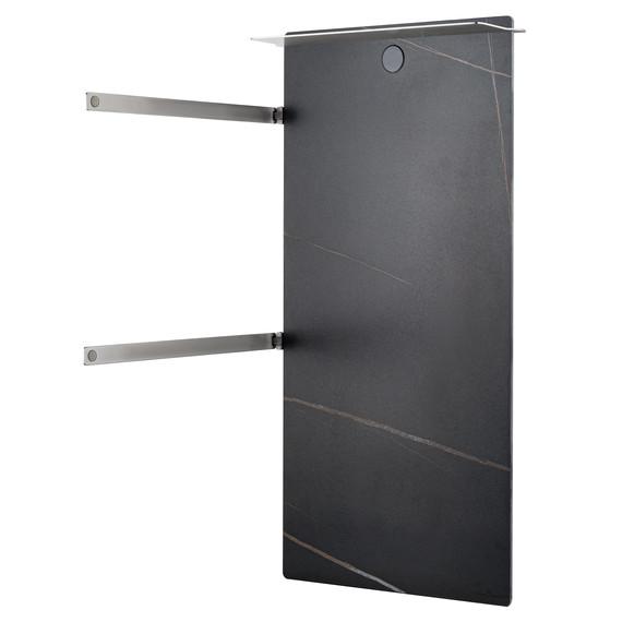 Полотенцесушитель электрический Wonzon & Woghand Stuttgart 430x806 мм WW-A504-BR, никель - фото 3