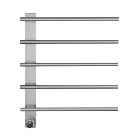 Полотенцесушитель электрический Wonzon & Woghand Nürnberg П5 520x627 мм WW-AL345-BR, никель - фото 2