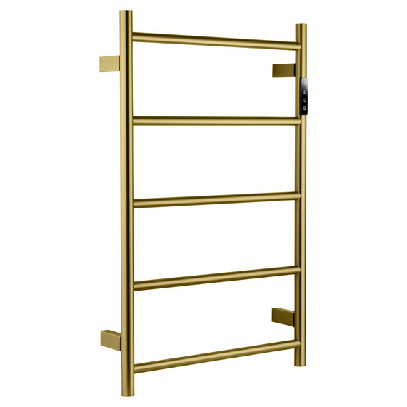Полотенцесушитель электрический Wonzon & Woghand Bonn П5 450x738 мм WW-AL405-BG, золото - фото 