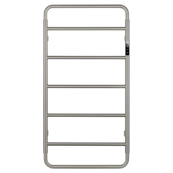 Полотенцесушитель электрический Wonzon & Woghand Wismar П7 450x904 мм WW-AL202-BR, никель - фото 2