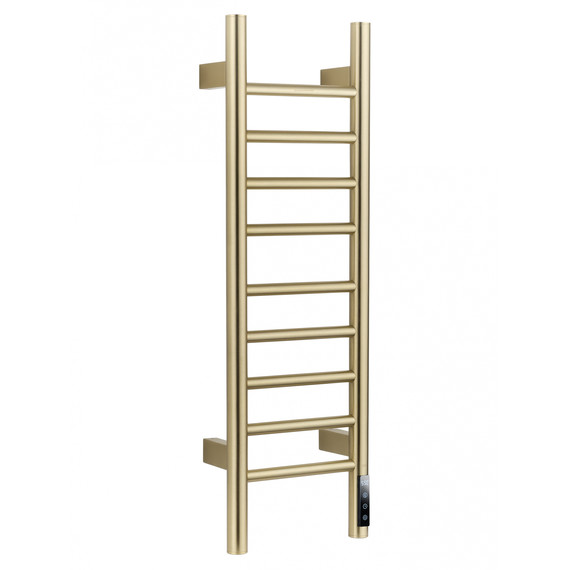 Полотенцесушитель электрический Wonzon & Woghand Bonn П9 218x800 мм WW-AL4092-BG, золото - фото 