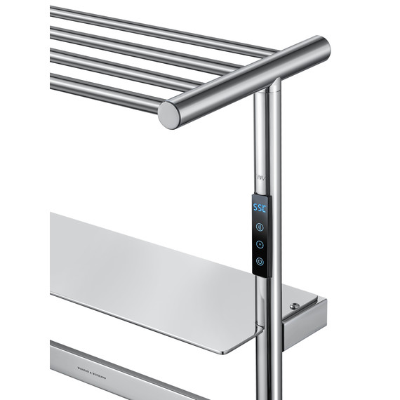 Полотенцесушитель электрический Wonzon & Woghand Düsseldorf с полкой П7 450x862 мм WW-A208-CR - фото 3