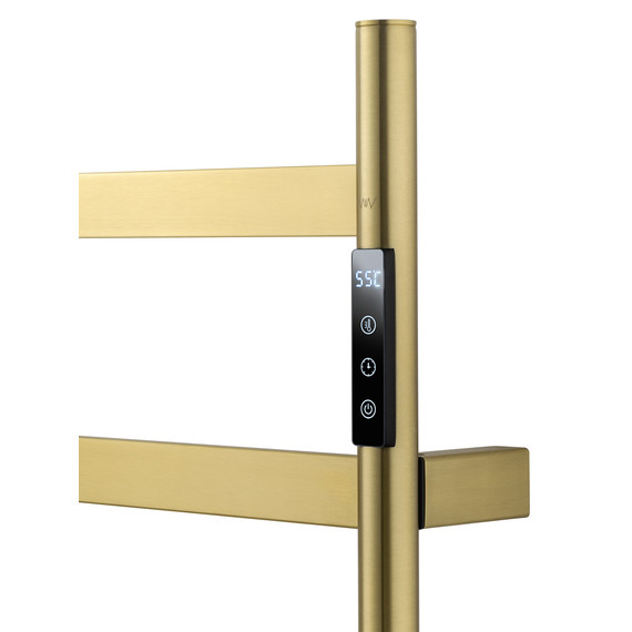 Полотенцесушитель электрический Wonzon & Woghand Essen П6 548x754 мм WW-A405-BG, золото - фото 2