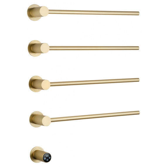 Полотенцесушитель электрический Wonzon & Woghand München П4 522x610 мм WW-A354-BG, золото - фото 