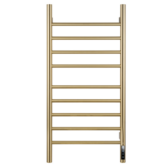 Полотенцесушитель электрический Wonzon & Woghand Bonn П9 418x904 мм WW-AL409-BG, золото - фото 2