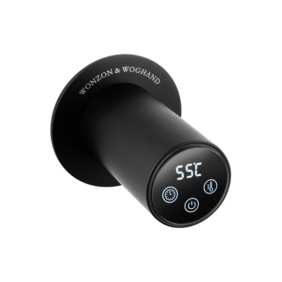 Полотенцесушитель электрический Wonzon & Woghand Leipzig П2 420x760 мм WW-AL3621-MB, чёрный - фото 4