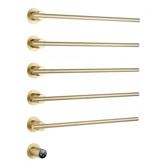 Полотенцесушитель электрический Wonzon & Woghand Dortmund П5 584x670 мм WW-A365-BG, золото - фото 