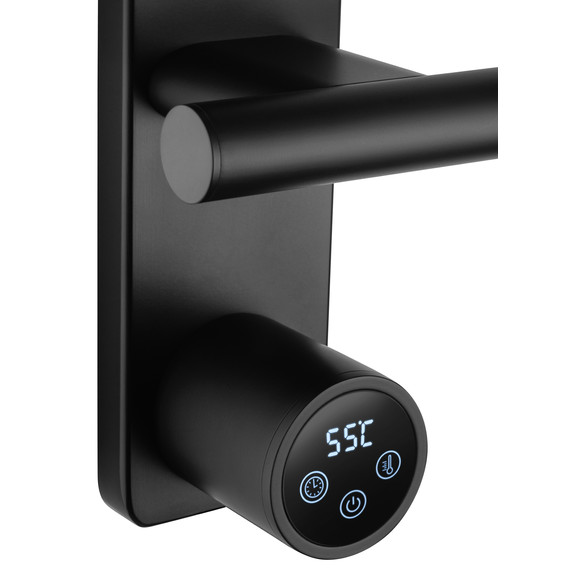 Полотенцесушитель электрический Wonzon & Woghand Nürnberg П2 310x520 мм WW-AL342-MB, чёрный - фото 3