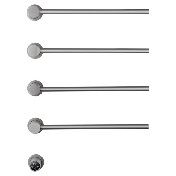 Полотенцесушитель электрический Wonzon & Woghand Hamburg П4 468x665 мм WW-AL314-BR, никель - фото 2