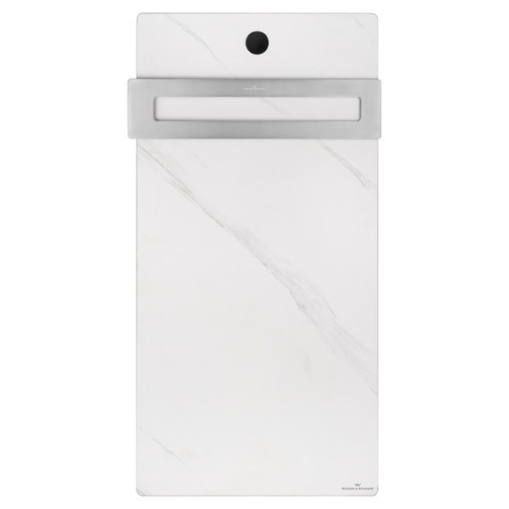 Полотенцесушитель электрический Wonzon & Woghand Stuttgart 420x806 мм WW-A501-BR, никель - фото 2