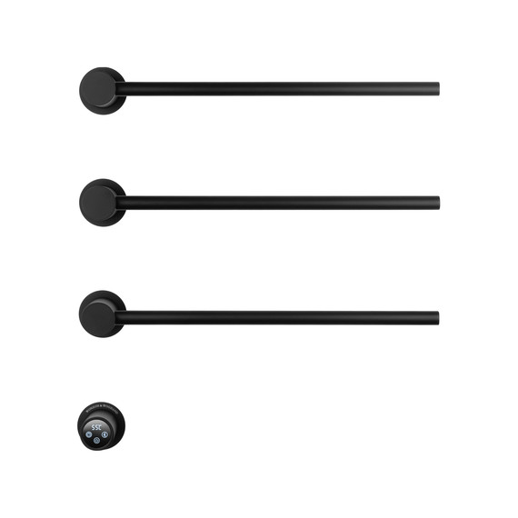 Полотенцесушитель электрический Wonzon & Woghand Hamburg П3 520x515 мм WW-AL313-MB, чёрный - фото 2