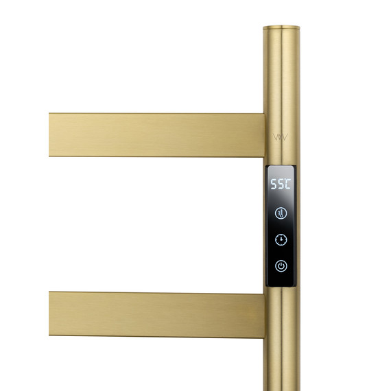 Полотенцесушитель электрический Wonzon & Woghand Essen П6 548x754 мм WW-A405-BG, золото - фото 3