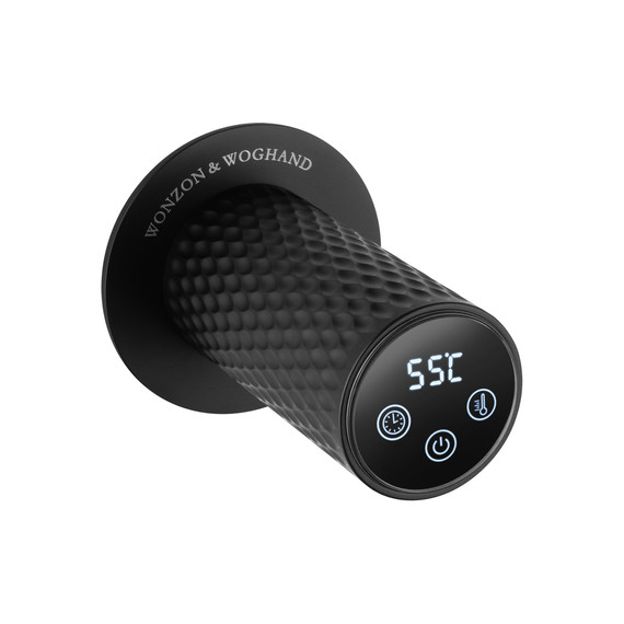 Полотенцесушитель электрический Wonzon & Woghand München П4 522x610 мм WW-A354-MB, чёрный - фото 4