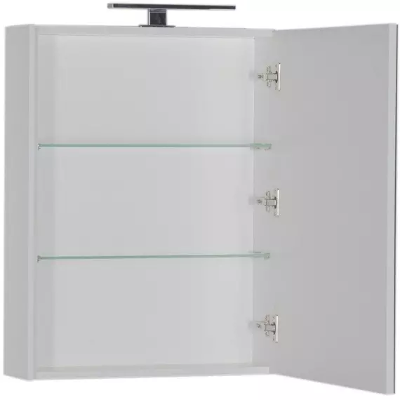 Зеркало-шкаф Aquanet Латина 60 см 00179942, белый - фото 6
