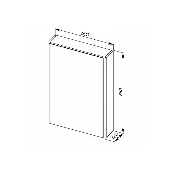 Зеркало-шкаф Aquanet Орлеан 60 см 00183076, белый - фото 13