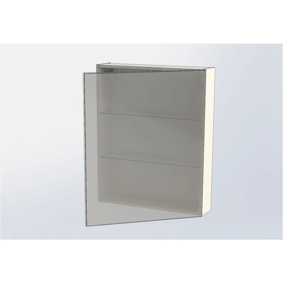 Зеркало-шкаф Aquanet Алвита 70 см 00183990, серый антрацит - фото 6