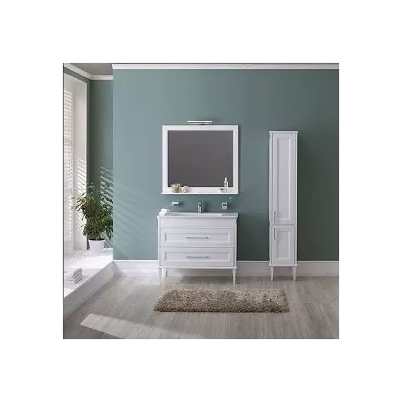 Зеркало Aquanet Бостон М 100 см 00209674, белый - фото 3