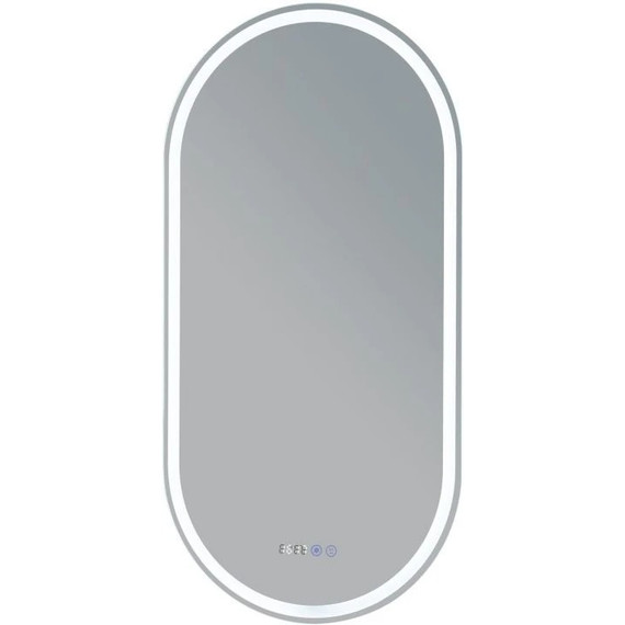 Зеркало Aquanet Монте 50 см 00288970 LED, белый матовый - фото 