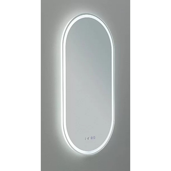 Зеркало Aquanet Монте 50 см 00288970 LED, белый матовый - фото 6