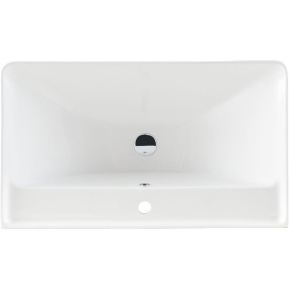 Тумба напольная с раковиной Aquanet Ирис New 80 см 00310154 (2 ящика) белый глянец - фото 16