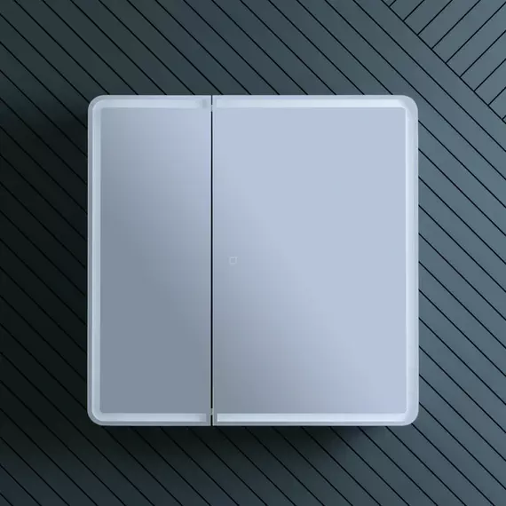 Зеркало-шкаф Aquanet Оптима 80 см 00311862 LED, белый - фото 8