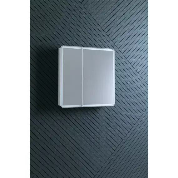 Зеркало-шкаф Aquanet Оптима 80 см 00311862 LED, белый - фото 7