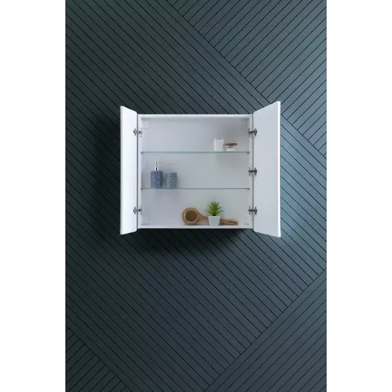 Зеркало-шкаф Aquanet Оптима 80 см 00311862 LED, белый - фото 11