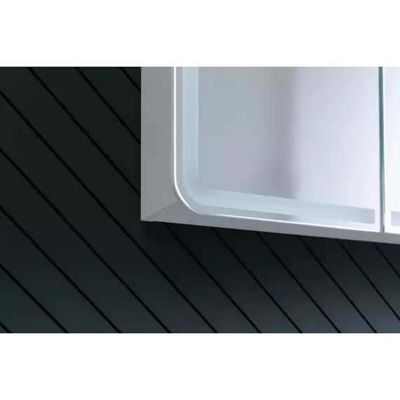 Зеркало-шкаф Aquanet Оптима 80 см 00311862 LED, белый - фото 9