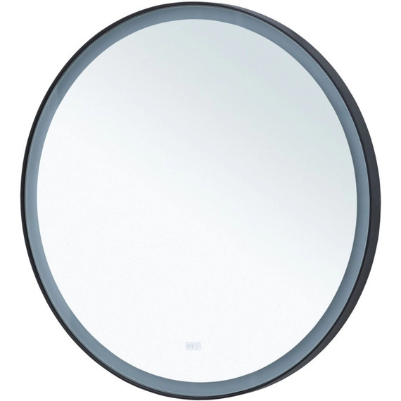 Зеркало Aquanet Тренд 80 см 00316653 LED, чёрный - фото 2