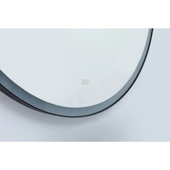 Зеркало Aquanet Тренд 80 см 00316653 LED, чёрный - фото 3